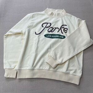 Parke Los Angeles Cream Crewneck Sweater